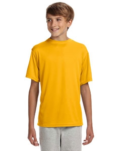 A4 NB3142 Youth Shorts Sleeve Cooling Performance Crew Shirt