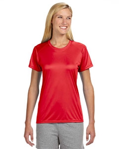 A4 NW3201 Ladies&#39; Shorts Sleeve Cooling Performance Crew Shirt