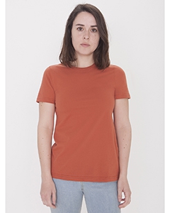 American Apparel 23215OW Ladies&#39; Organic Fine Jersey Classic T-Shirt