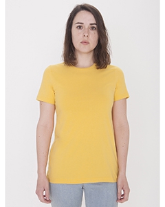 American Apparel 23215OW Ladies&#39; Organic Fine Jersey Classic T-Shirt