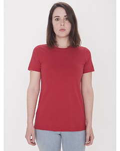 American Apparel 23215OW Ladies&#39; Organic Fine Jersey Classic T-Shirt