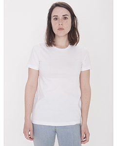 American Apparel 23215OW Ladies&#39; Organic Fine Jersey Classic T-Shirt