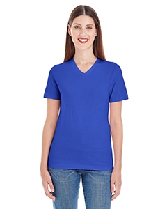 American Apparel 2356W Ladies&#39; Fine Jersey Short-Sleeve V-Neck