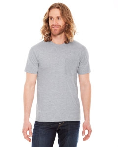 American Apparel 2406 Unisex Fine Jersey Pocket Short-Sleeve T-Shirt