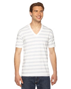 American Apparel 2456 Unisex Fine Jersey Short-Sleeve V-Neck