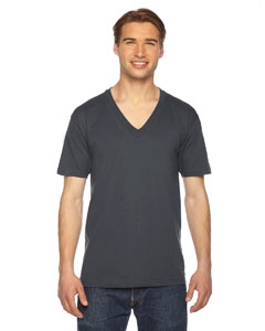 American Apparel 2456 Unisex Fine Jersey Short-Sleeve V-Neck