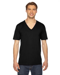 American Apparel 2456 Unisex Fine Jersey Short-Sleeve V-Neck