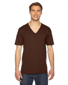 American Apparel 2456 Unisex Fine Jersey Short-Sleeve V-Neck