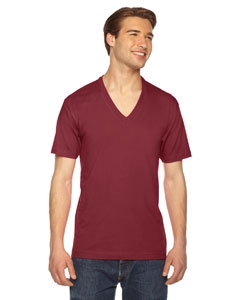 American Apparel 2456 Unisex Fine Jersey Short-Sleeve V-Neck