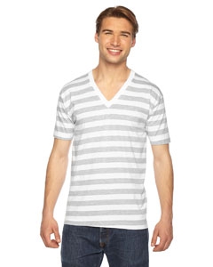 American Apparel 2456 Unisex Fine Jersey Short-Sleeve V-Neck