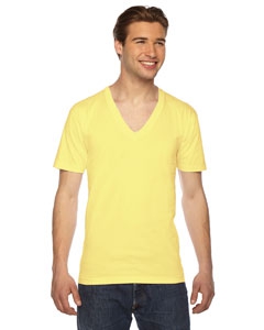 American Apparel 2456 Unisex Fine Jersey Short-Sleeve V-Neck