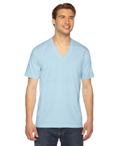 American Apparel 2456 Unisex Fine Jersey Short-Sleeve V-Neck