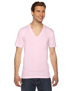 American Apparel 2456 Unisex Fine Jersey Short-Sleeve V-Neck