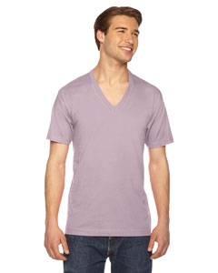 American Apparel 2456 Unisex Fine Jersey Short-Sleeve V-Neck