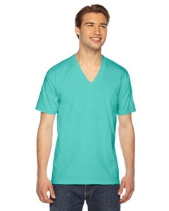 American Apparel 2456 Unisex Fine Jersey Short-Sleeve V-Neck