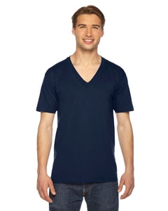 American Apparel 2456 Unisex Fine Jersey Short-Sleeve V-Neck