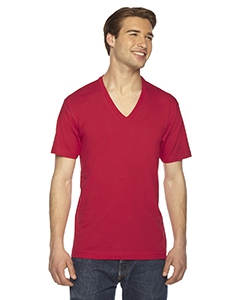 American Apparel 2456W Unisex Fine Jersey Short-Sleeve V-Neck T-Shirt