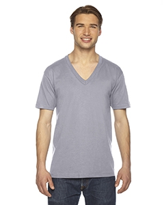 American Apparel 2456W Unisex Fine Jersey Short-Sleeve V-Neck T-Shirt