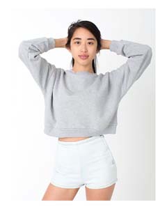 American Apparel 5336 California Fleece Cropped Sweatshirt