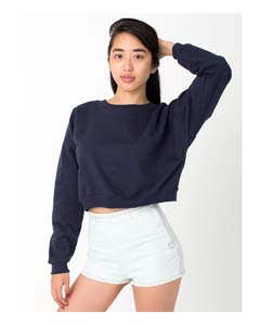 American Apparel 5336 California Fleece Cropped Sweatshirt