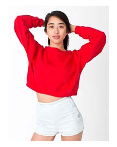 American Apparel 5336 California Fleece Cropped Sweatshirt