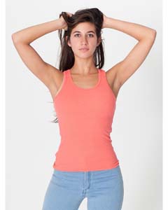 American Apparel AM3308 Ladies&#39; Rib Boy Beater Tank