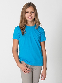 American Apparel BB201W Youth Poly-Cotton Short-Sleeve Crewneck