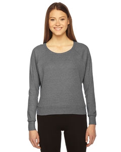 American Apparel BR394 Ladies&#39; Triblend Lightweight Raglan Pullover