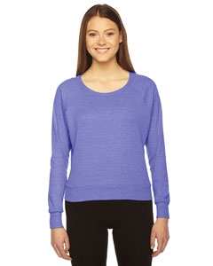 American Apparel BR394 Ladies&#39; Triblend Lightweight Raglan Pullover