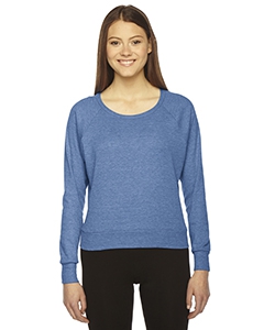 American Apparel BR394W Ladies&#39; Triblend Lightweight Raglan Pullover