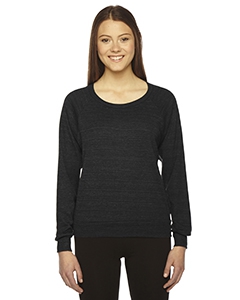 American Apparel BR394W Ladies&#39; Triblend Lightweight Raglan Pullover