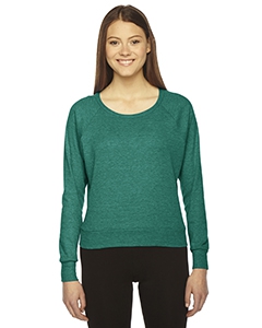 American Apparel BR394W Ladies&#39; Triblend Lightweight Raglan Pullover