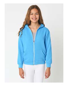 American Apparel F297 Flex Fleece Youth Zip Hoodie