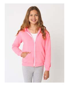 American Apparel F297 Flex Fleece Youth Zip Hoodie