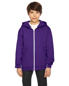 American Apparel F297 Flex Fleece Youth Zip Hoodie