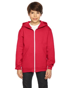 American Apparel F297 Flex Fleece Youth Zip Hoodie