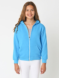 American Apparel F297W Youth Flex Fleece Zip Hoodie