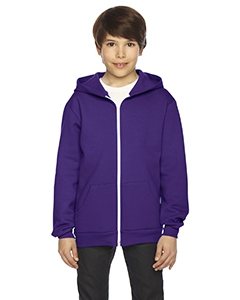 American Apparel F297W Youth Flex Fleece Zip Hoodie