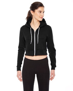 American Apparel F397 Ladies&#39; Cropped Flex Fleece Zip Hoodie