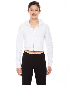 American Apparel F397 Ladies&#39; Cropped Flex Fleece Zip Hoodie