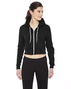 American Apparel F397W Ladies&#39; Cropped Flex Fleece Zip Hoodie