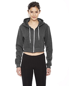 American Apparel F397W Ladies&#39; Cropped Flex Fleece Zip Hoodie