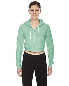 American Apparel F397W Ladies&#39; Cropped Flex Fleece Zip Hoodie