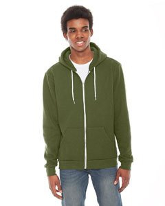 American Apparel F497 Unisex Flex Fleece Zip Hoodie