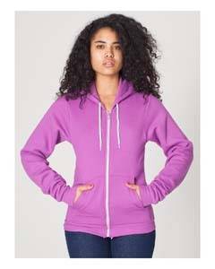 American Apparel F497 Unisex Flex Fleece Zip Hoodie