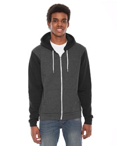 American Apparel F497 Unisex Flex Fleece Zip Hoodie