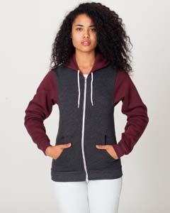 American Apparel F497 Unisex Flex Fleece Zip Hoodie