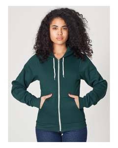 American Apparel F497 Unisex Flex Fleece Zip Hoodie