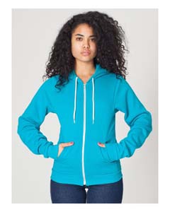 American Apparel F497 Unisex Flex Fleece Zip Hoodie