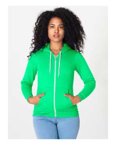 American Apparel F497 Unisex Flex Fleece Zip Hoodie